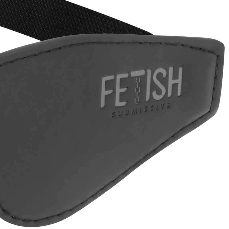 Fetish Submissive - Vegan Leather Mask With Noprene Lining - Image 2