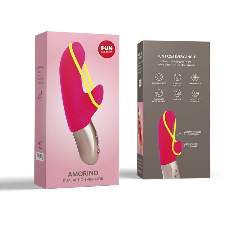 Fun Factory - Amorino Rose/Jaune Fluo - Image 2