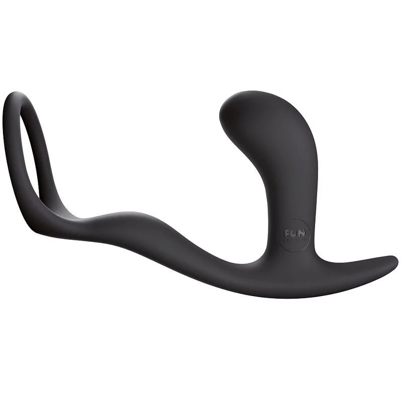 Fun Factory - Bootie Ring Lovering Avec Butt Plug Ardoise