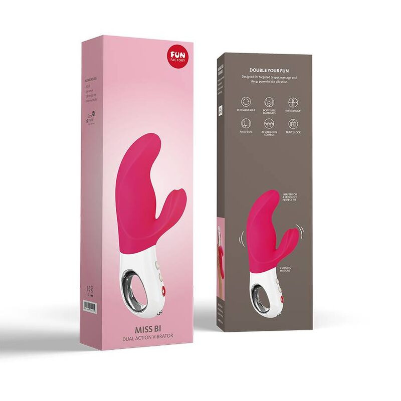 Fun Factory - Miss Bi Dual Vibrateur Rose Blanc - Image 4
