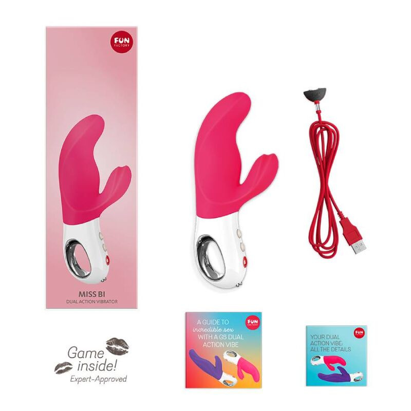 Fun Factory - Miss Bi Dual Vibrateur Rose Blanc - Image 5