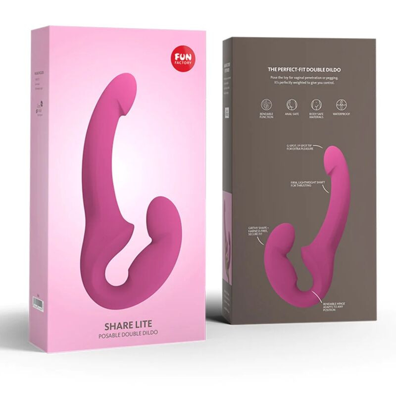Fun Factory - Partager Lite Double Dildo Blackberry - Image 2