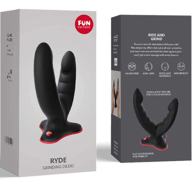 Fun Factory - Ryde Dubbele Dildo En Massager Groen - Image 10