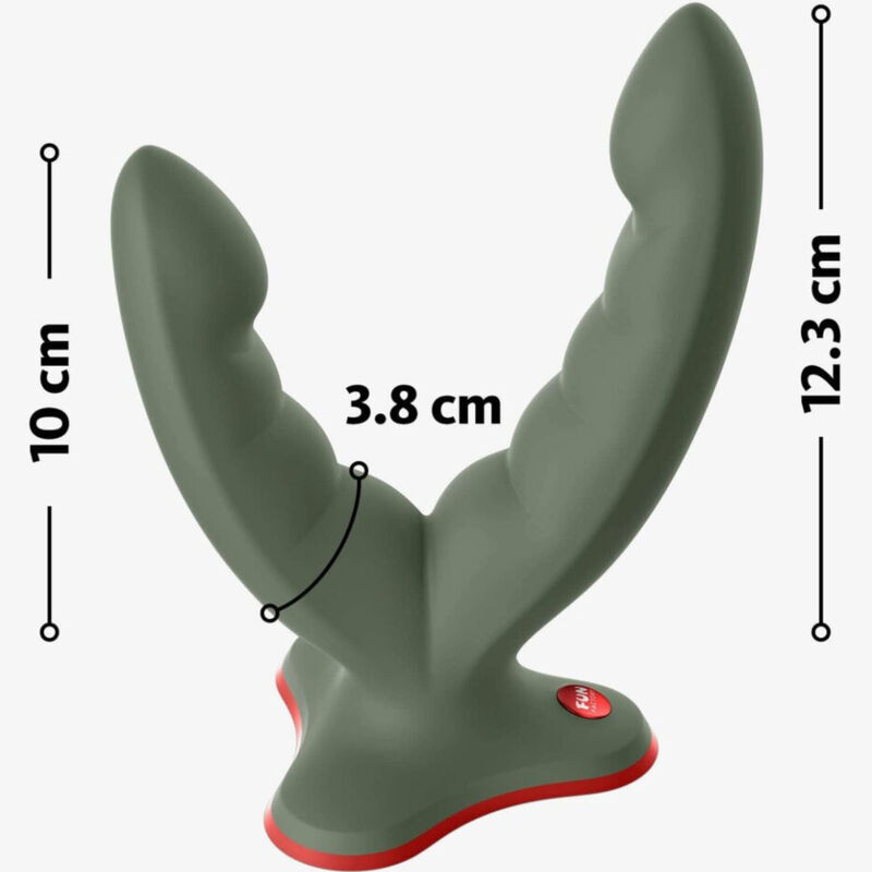 Fun Factory - Ryde Dubbele Dildo En Massager Groen - Image 3