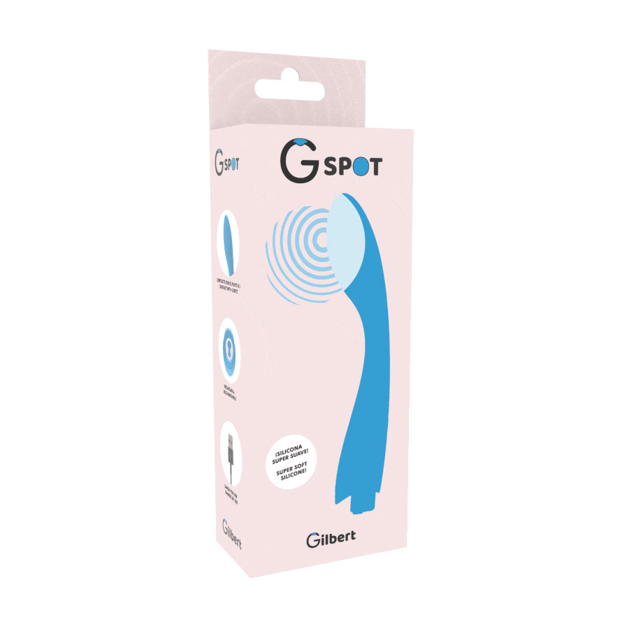 G-Spot - Gylbert Turquoise Blue G-Spot Vibrator - Image 3