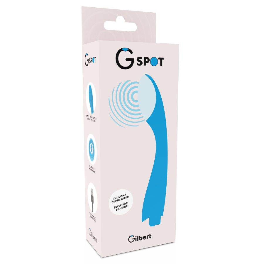 G-Spot - Gylbert Turquoise Blue G-Spot Vibrator - Image 4
