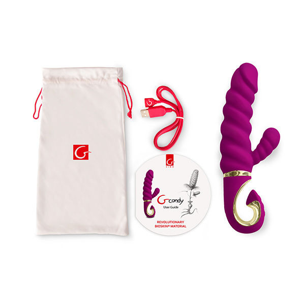 G-Vibe - Fun Toys Lapin Vibrateur Gcandy Sweet Framboise - Image 3