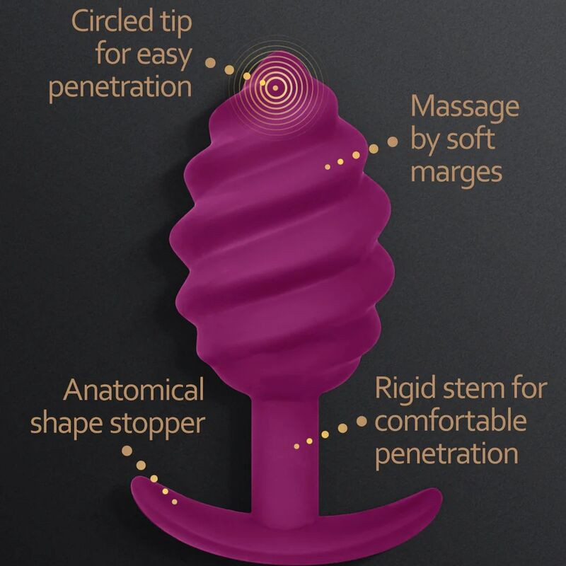 G-Vibe - Gplug Twist 2 Plug Anal Violet - Image 2