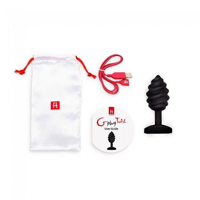 G-Vibe - Gplug Twist Avec Vibration Noir - Image 2