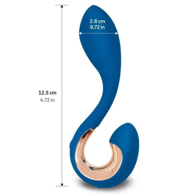 G-Vibe - Gpop 2 Vibrateur G Et P Point Bleu Indigo - Image 3