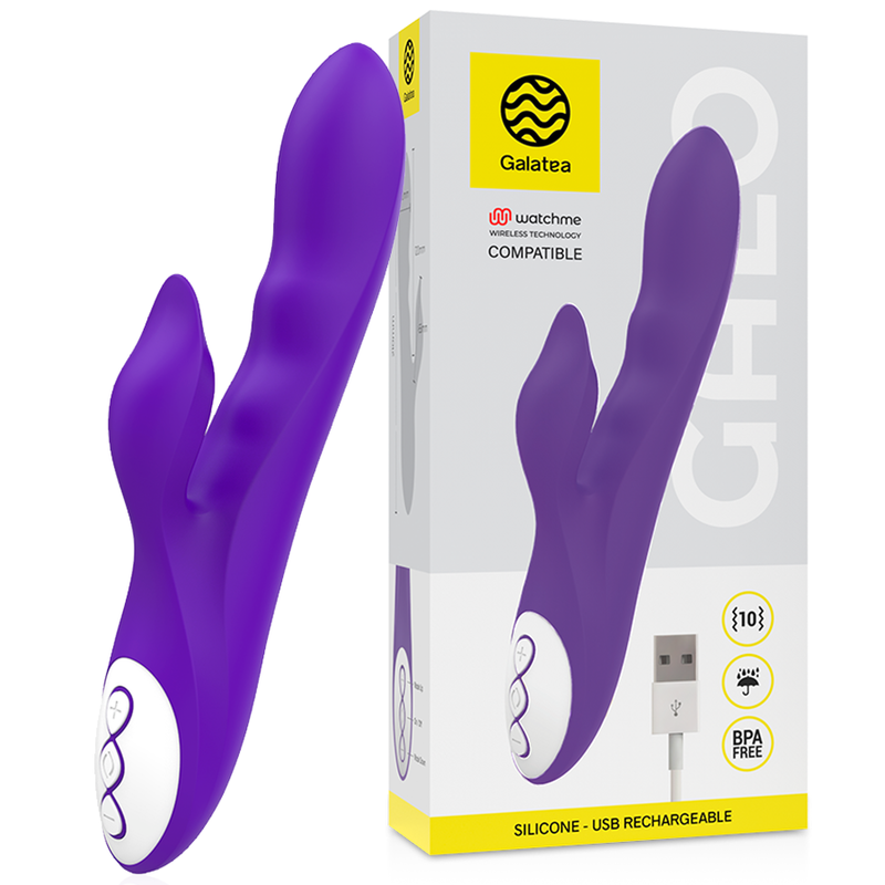 Galatea - Galo Vibromasseur Violet + Télécommande Watchme - Image 2