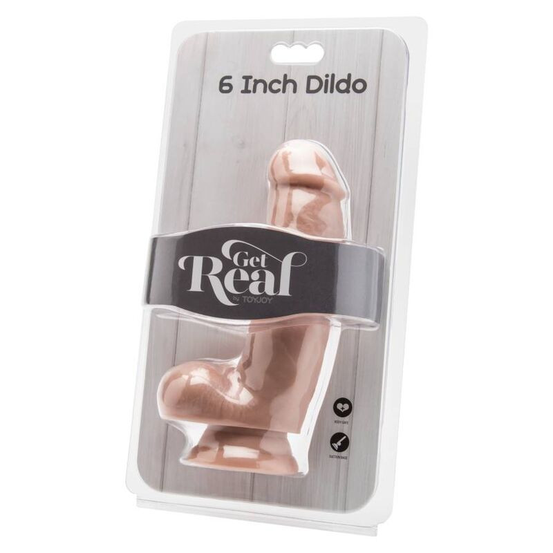 GET REAL - DILDO 12 CM WITH BALLS SKIN - Image 2