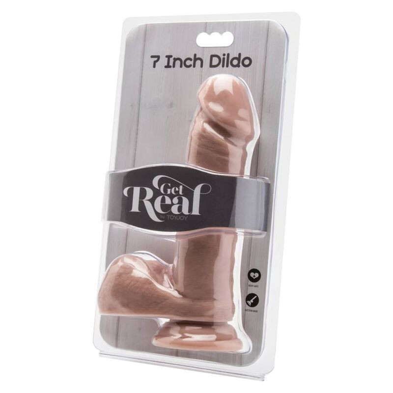 Get Real - Dildo 18 Cm With Balls Skin - Image 2