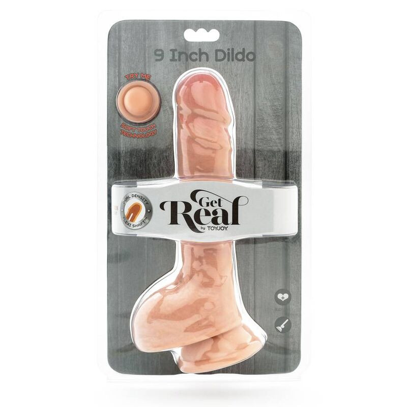 Get Real - Gode Double Densité 25,5 Cm Balles Peau - Image 3