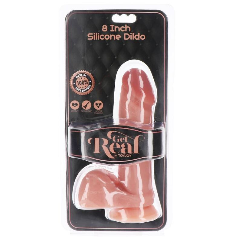 Get Real - Silicone Dildo 20,5 Cm Met Ballen - Image 4