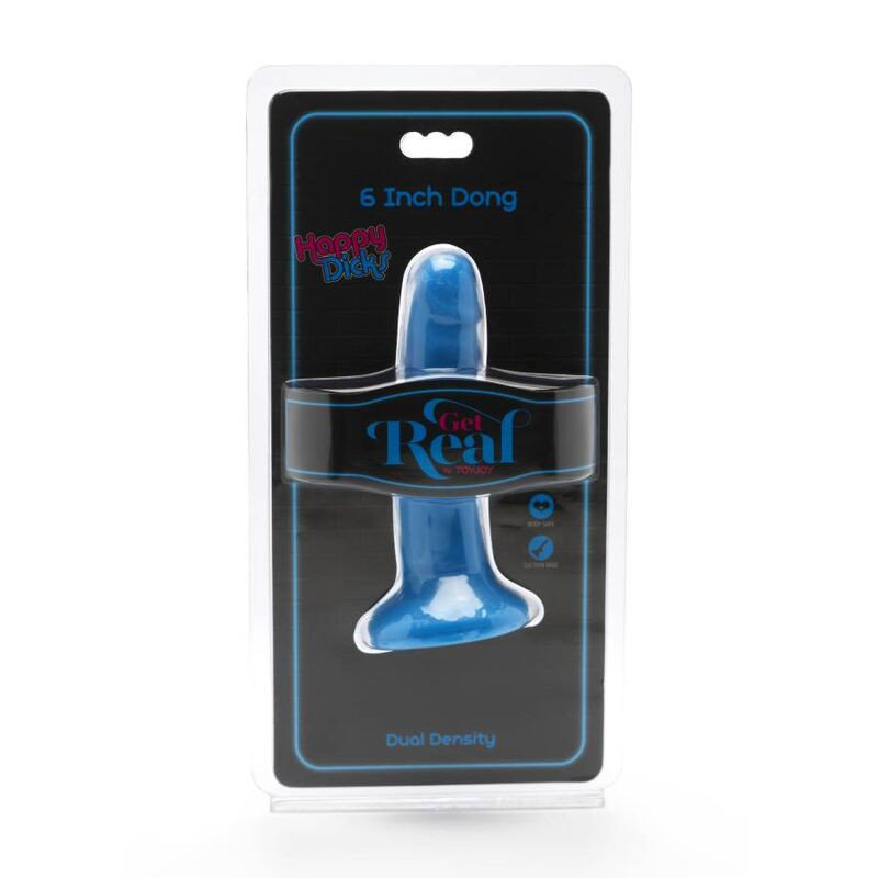 Get Real - Happy Dicks Dong 12 Cm Bleu - Image 2