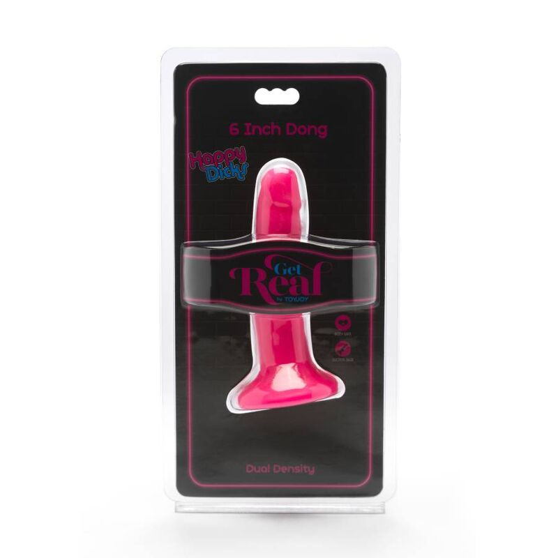 Get Real - Happy Dicks Dong 12 Cm Rose - Image 2