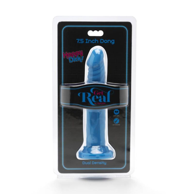 Get Real - Happy Dicks Dong 19 Cm Bleu - Image 2