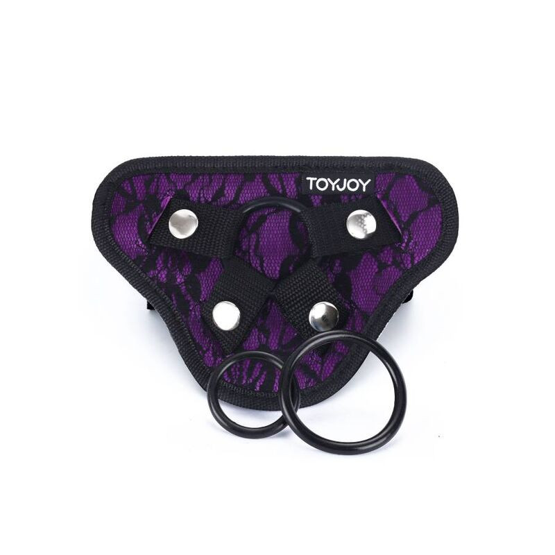 Get Real - Harnais En Dentelle  Strap-On Violet - Image 2