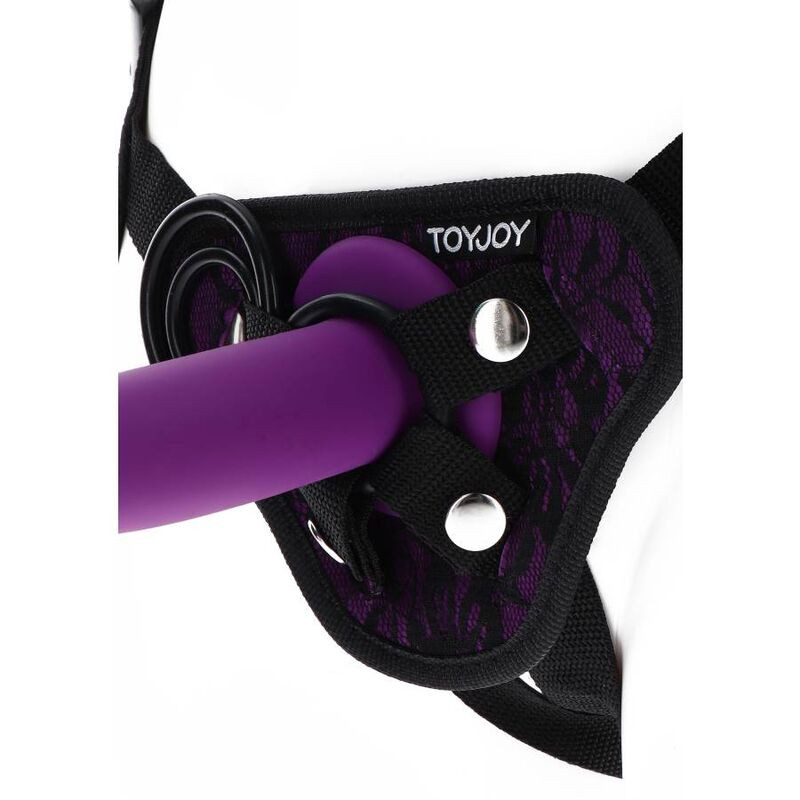 Get Real - Harnais En Dentelle  Strap-On Violet - Image 3