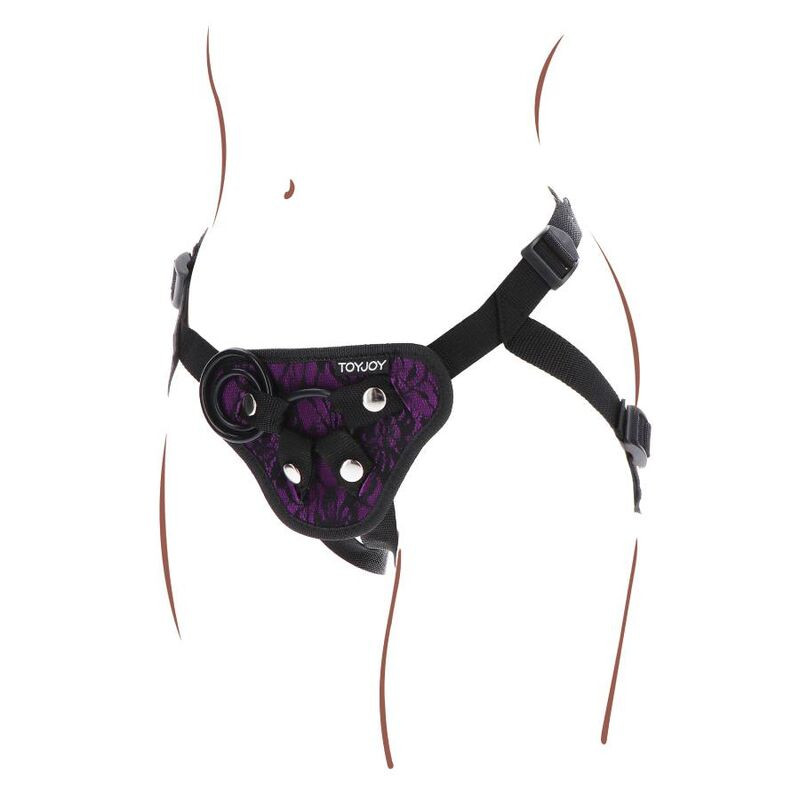 Get Real - Harnais En Dentelle  Strap-On Violet - Image 5