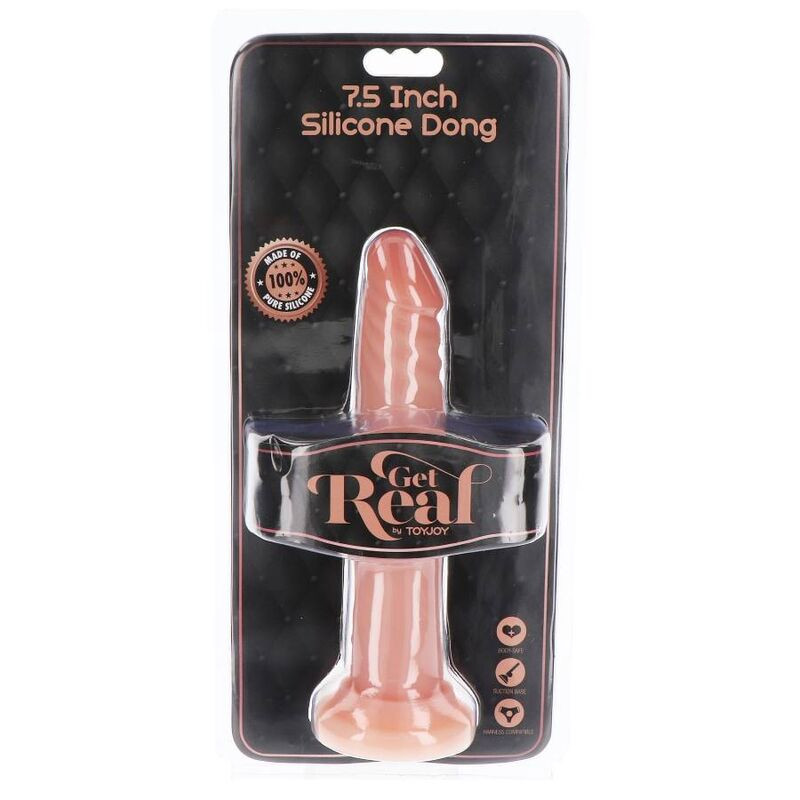 GET REAL - SILICONE DONG 19 CM SKIN - Image 3