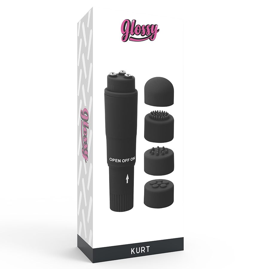 Glossy - Masseur De Poche Kurt Noir - Image 3
