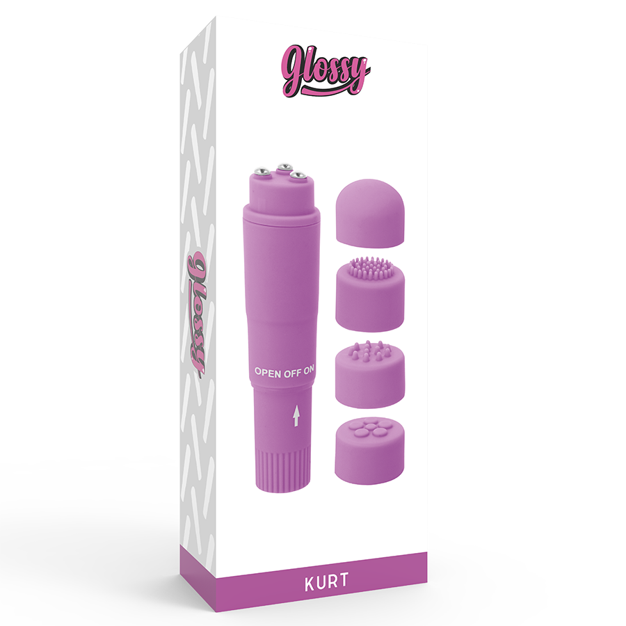 Glossy - Masseur De Poche Kurt Violet - Image 3