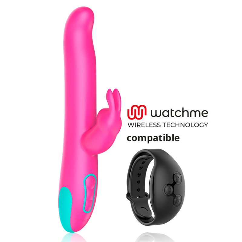 Happy Loky - Pluto Rabbit Vibrator & Rotator + Watchme Remote Control - Image 2