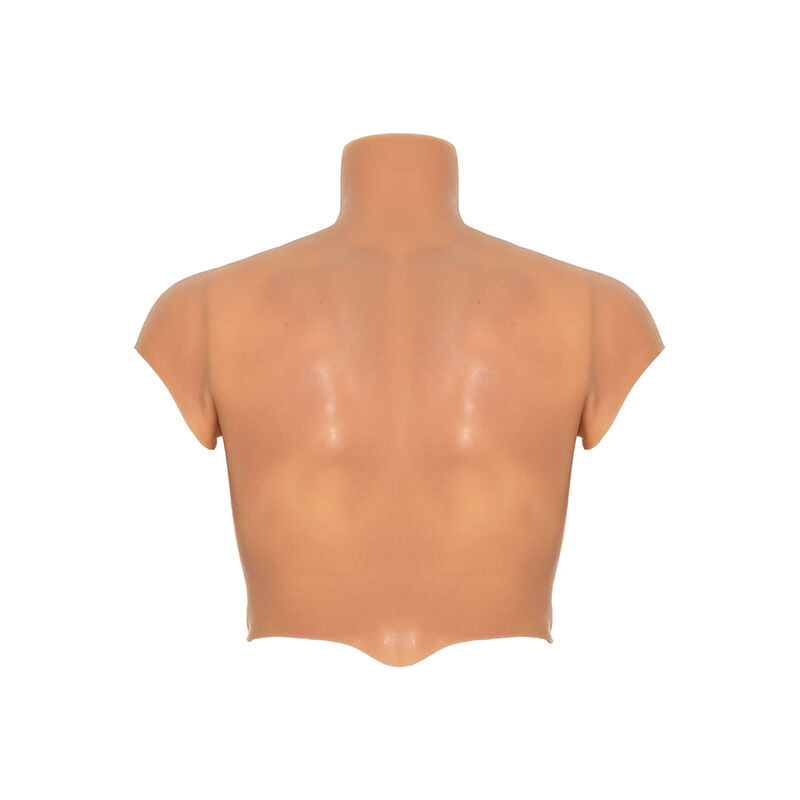 Désir Caché - T-Shirt Torse Masculin En Silicone Alter Ego Avec Esthétique Des Abs - Image 3