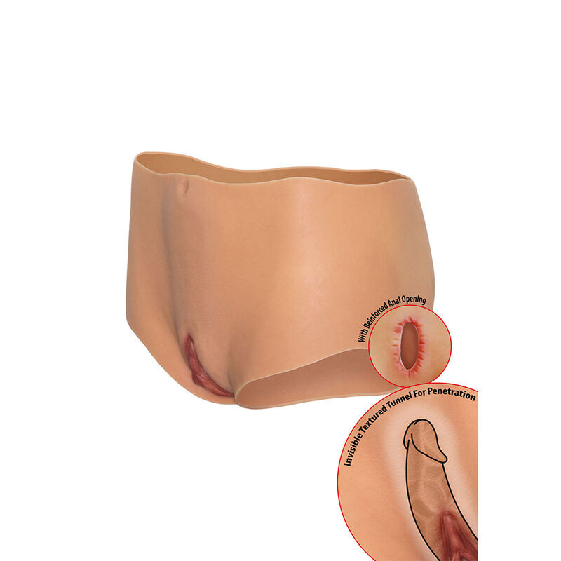 HIDDEN DESIRE - ALTER EGO VAGIN OUVERT ET CUL SLIP TAILLE MOYENNE CHAIR - Image 4