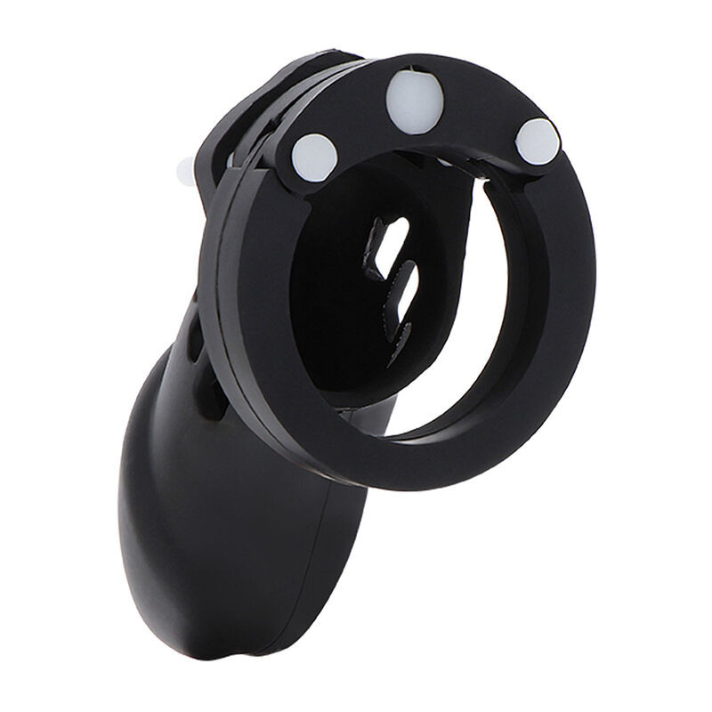 Hidden Desire - Extreme Chastity Cock Cage Silicone Size L Black - Image 2