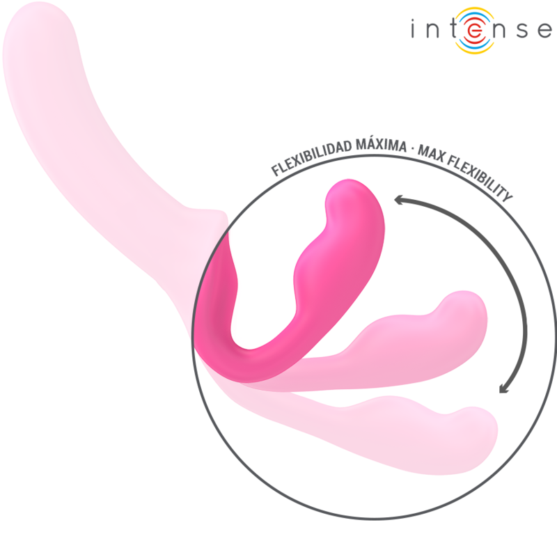 Intense - Amy Double Vibrateur 20 Cm Rose Télécommande - Image 4