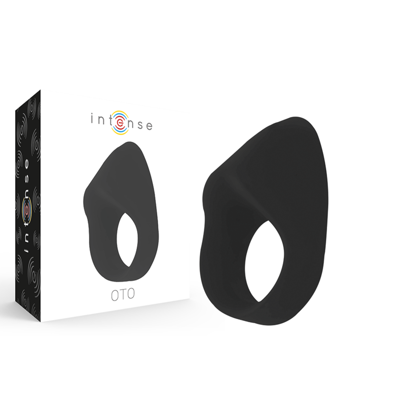 Intense - Anneau Vibrateur Rechargeable Noir Oto - Image 2