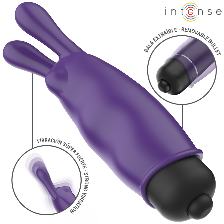 Intense - Balle Vibrante Violet Mystique 8,7 X 2,4 Cm - Image 4
