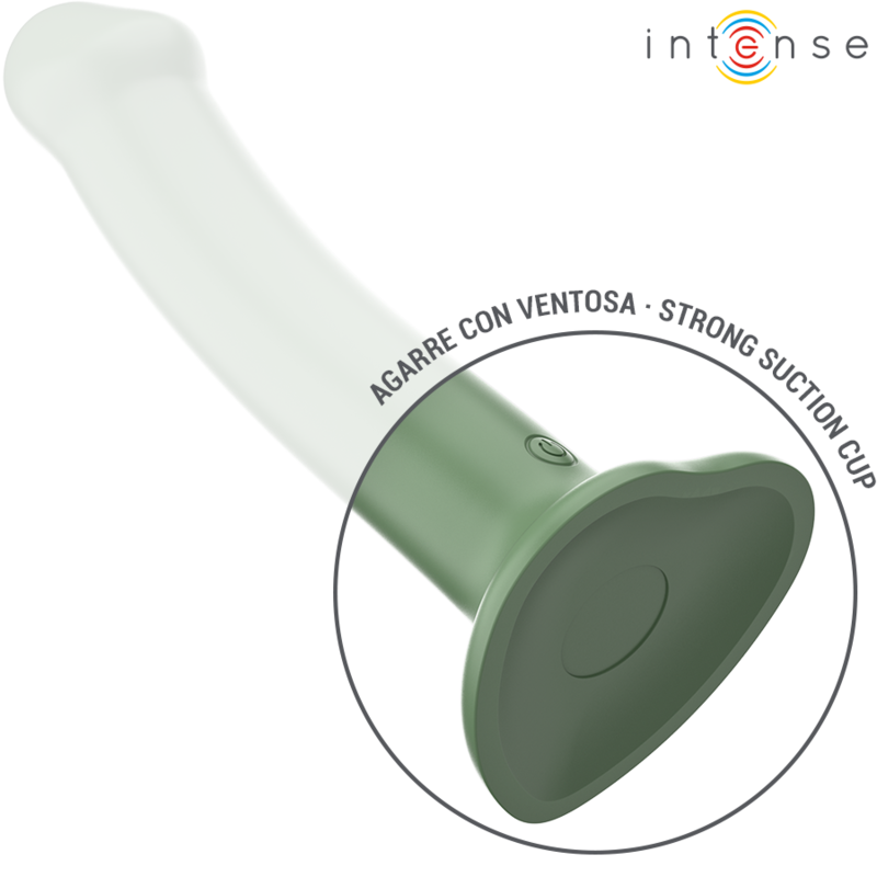 Intense - Becca Vibrateur Avec Ventouse 10 Vibrations Télécommande Verte - Image 4