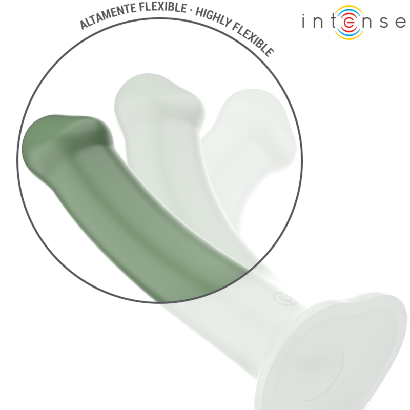 Intense - Becca Vibrateur Avec Ventouse 10 Vibrations Télécommande Verte - Image 5