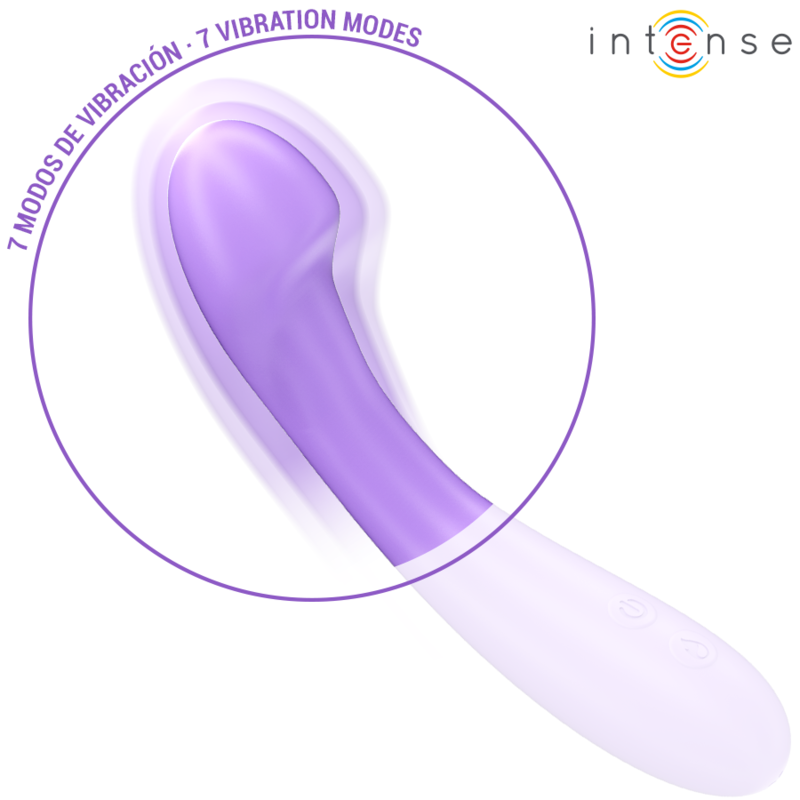Intense - Becky Vibrateur 19 Cm Chauffant 7 Vibrations Violet - Image 4