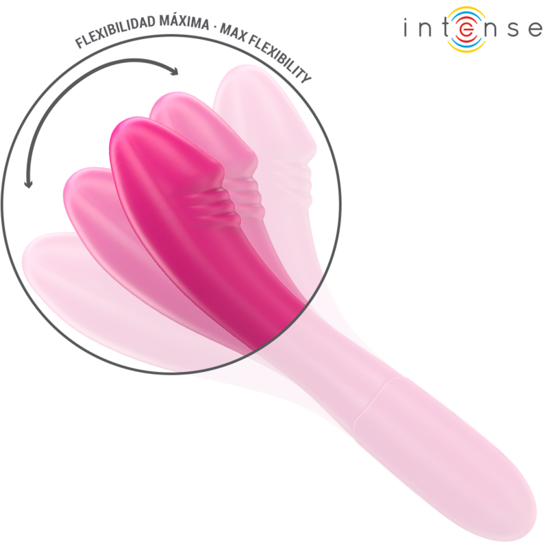 INTENSE - BELINDA VIBRATOR 19 CM FLEXIBLE 10 VIBRATIONS PINK - Image 4