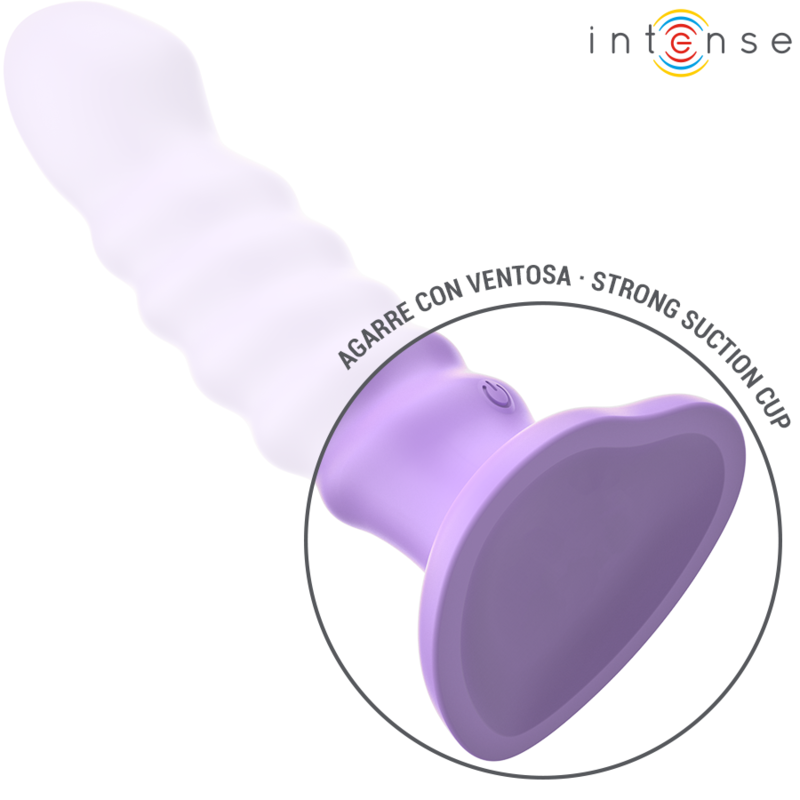 Intense - Brenda Vibrateur Taille M Design Spirale 10 Vibrations Violet Télécommande - Image 4