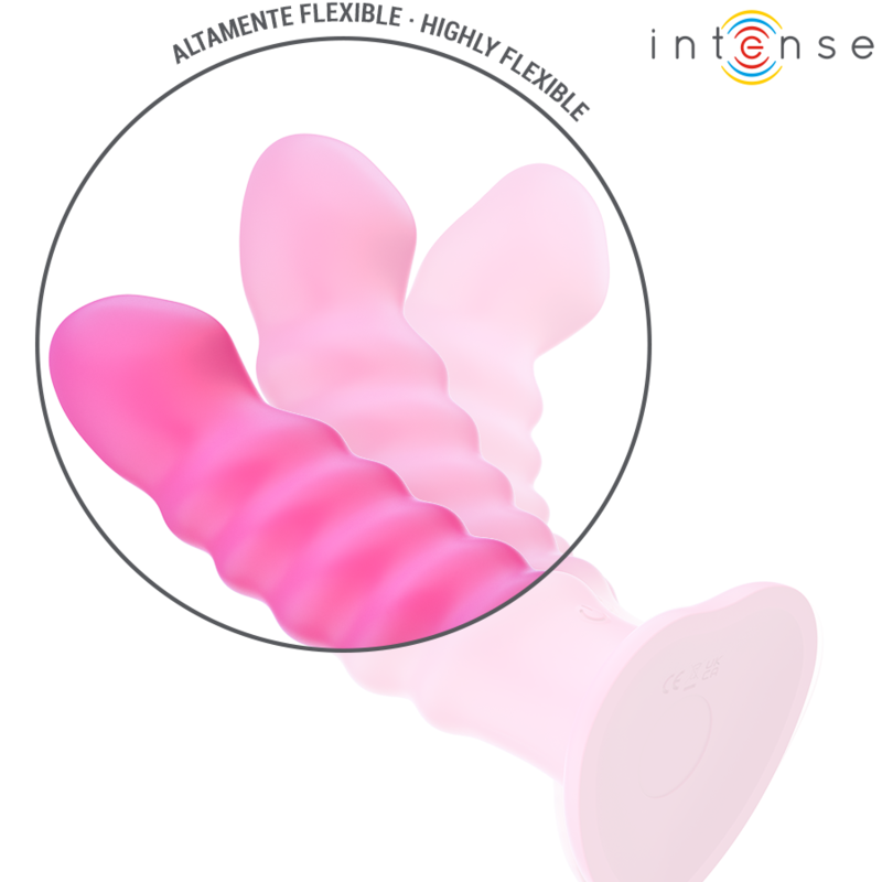 Intense - Cindy Vibrateur Taille L Design Spirale 10 Vibrations Rose Télécommande - Image 4