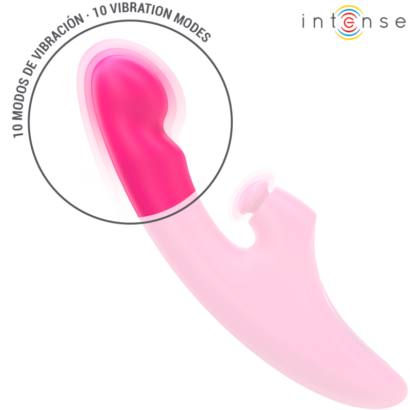 Intense - Emi Vibrateur 13,5 Cm Multifonction 3 En 1 10 Vibrations Rose - Image 4