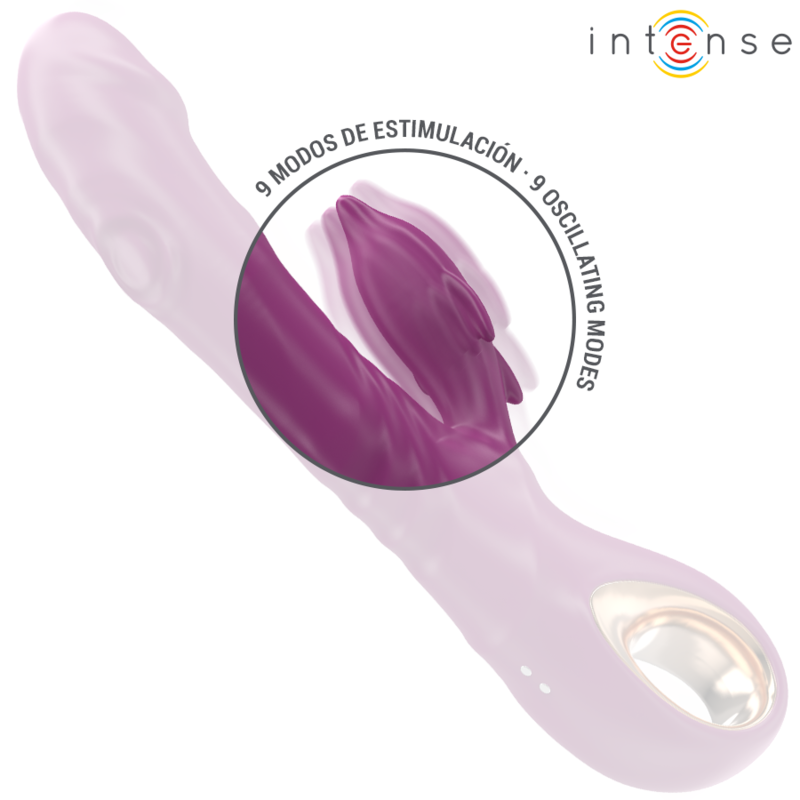 Intense - Halle Vibrateur Multifonction Avec Langue Stimulante Dauphin Violet - Image 5
