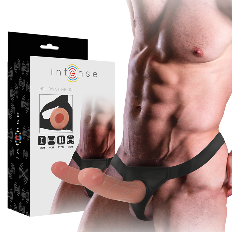 INTENSE - HOL HARNESS MET DILDO 16 X 3 CM - Image 2