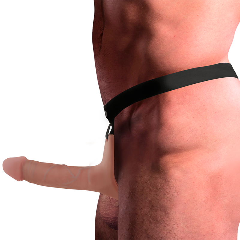 Intense - Harnais Creux Avec Gode En Silicone 16 X 3,5 Cm - Image 3