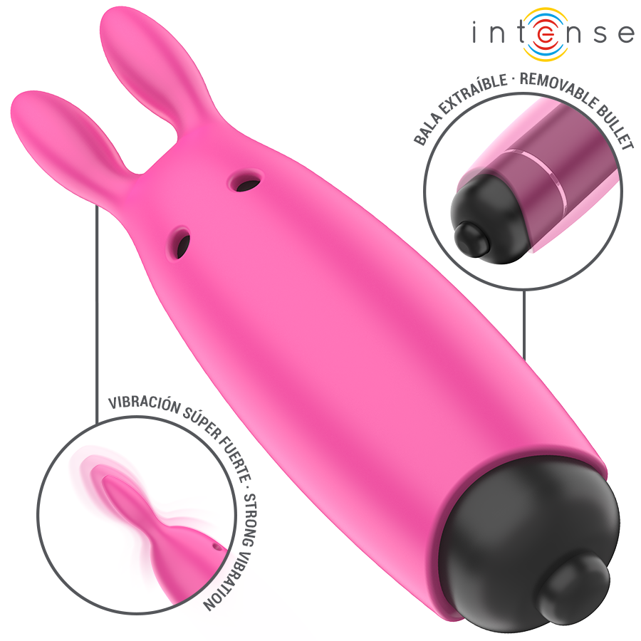 Intense - Hopper Pink Bullet Vibrant 8,3 X 2,4 Cm - Image 4