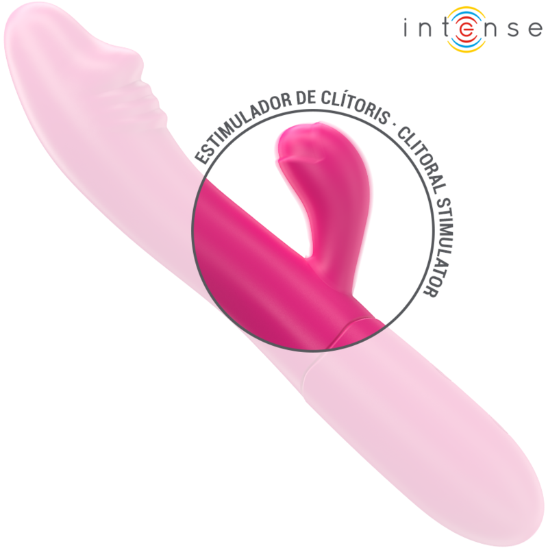 INTENSE - IVY FLEXIBELE VIBRATOR 10 VIBRATIES MET STIMULERENDE TONG ROZE - Image 4