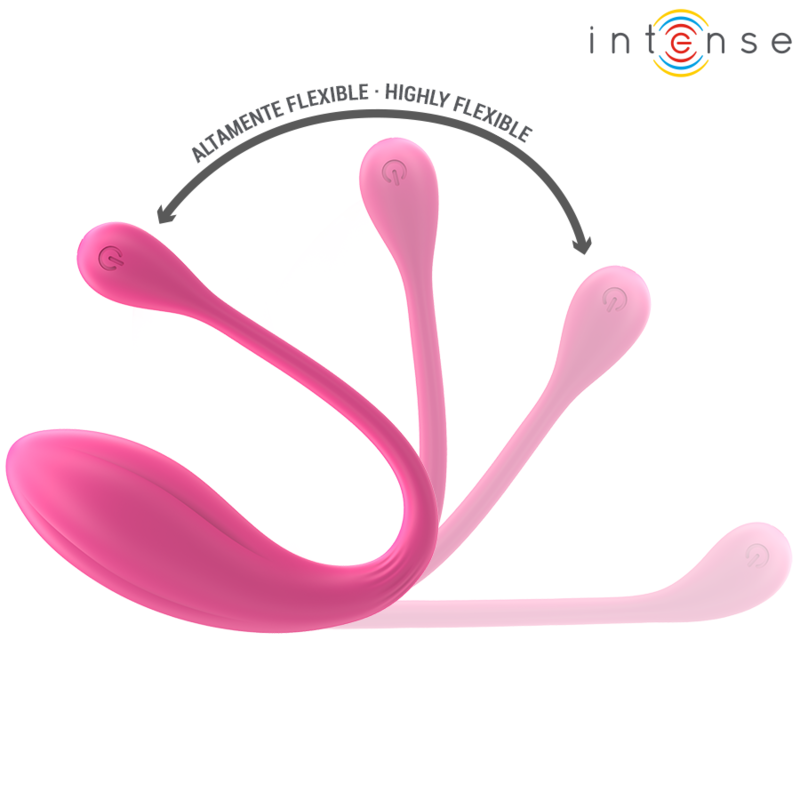 INTENSE - JANICE U VIBRATEUR DOUBLE STIMULATION 10 VIBRATIONS ROSE TÉLÉCOMMANDE - Image 4