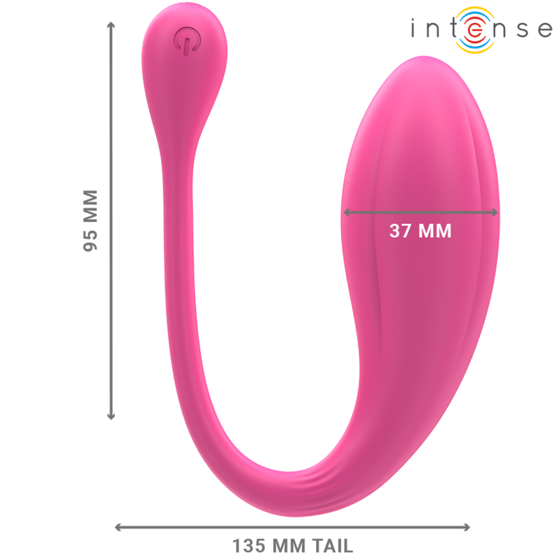 INTENSE - JANICE U VIBRATEUR DOUBLE STIMULATION 10 VIBRATIONS ROSE TÉLÉCOMMANDE - Image 5