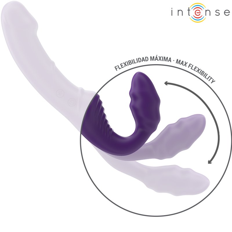 Intense - Jill Double Vibrateur 20 Cm Violet Télécommande - Image 5